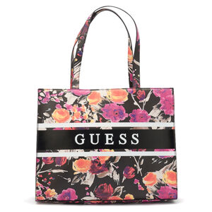 Guess dámská černá kabelka s květinovým vzorem - T/U (FLT)